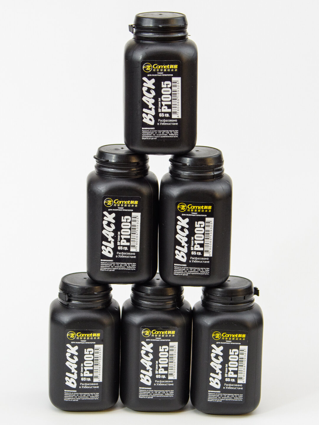 Тонер HP Comet P1005 60гр, для лазерных принтеров HP и Canon, 1200 страниц