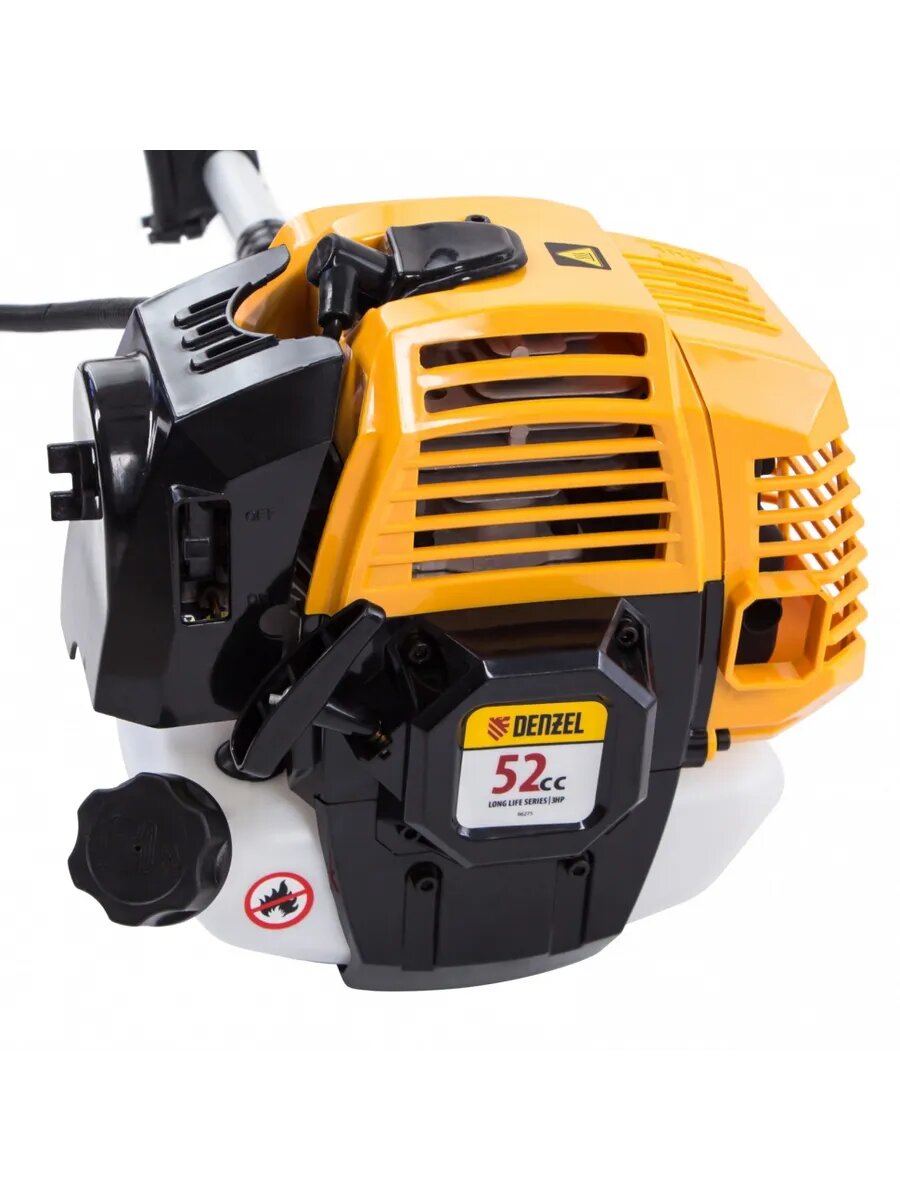 Триммер бензиновый DR-52, 52 см3, неразъемна, DENZEL, 96275