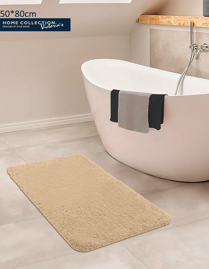 Коврик 50х80см для ванной комнаты туалета спальни нескользящий