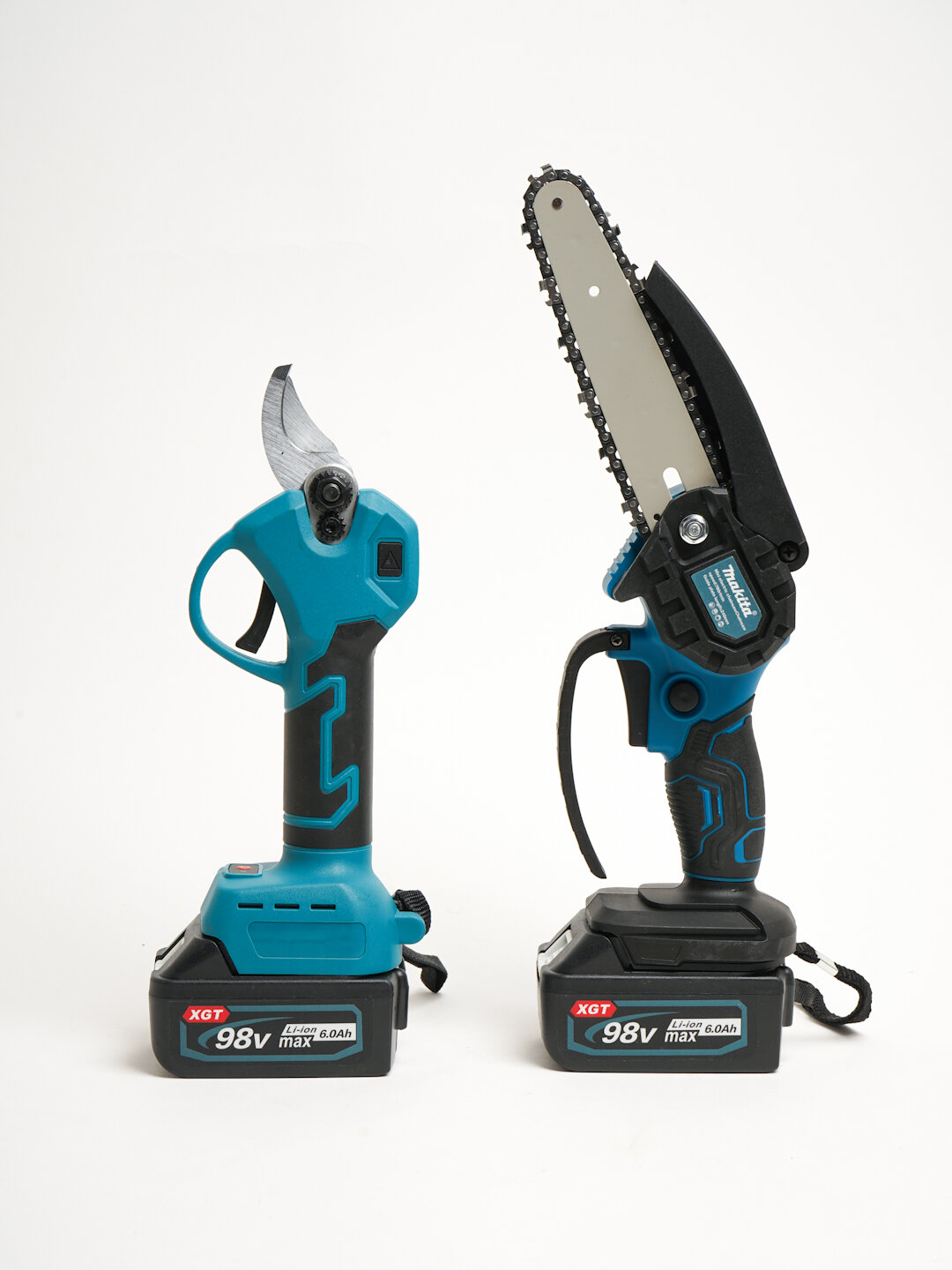 Аккумуляторные ножницы Секатор и Цепная пила от Makita : с мощной батарейкой 98 V — фото 1