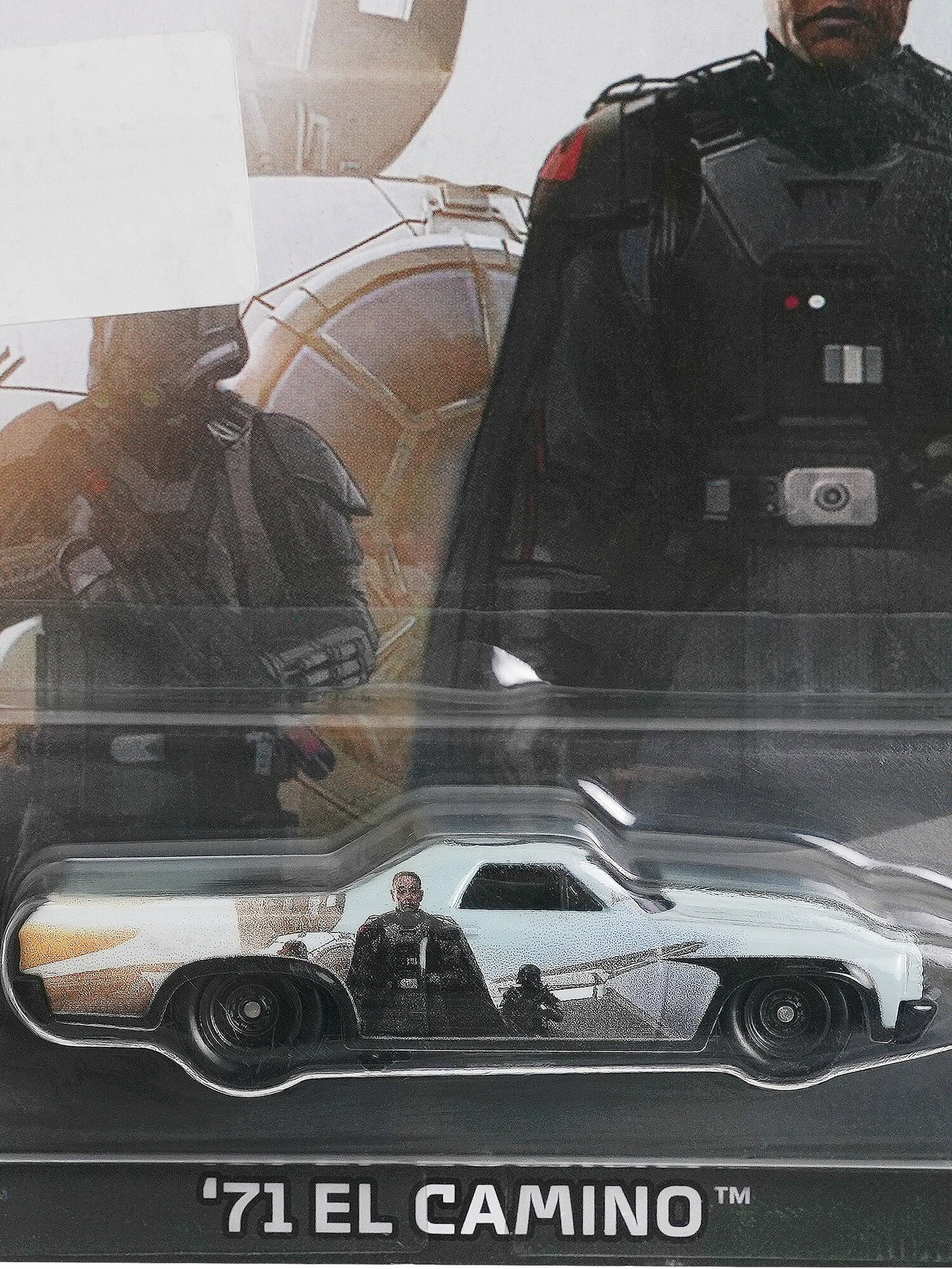 Машинка Хот вилс Звездные войны, Игрушка Hot Wheels, машинка для мальчика Мандалорец Premium 71 El Camino