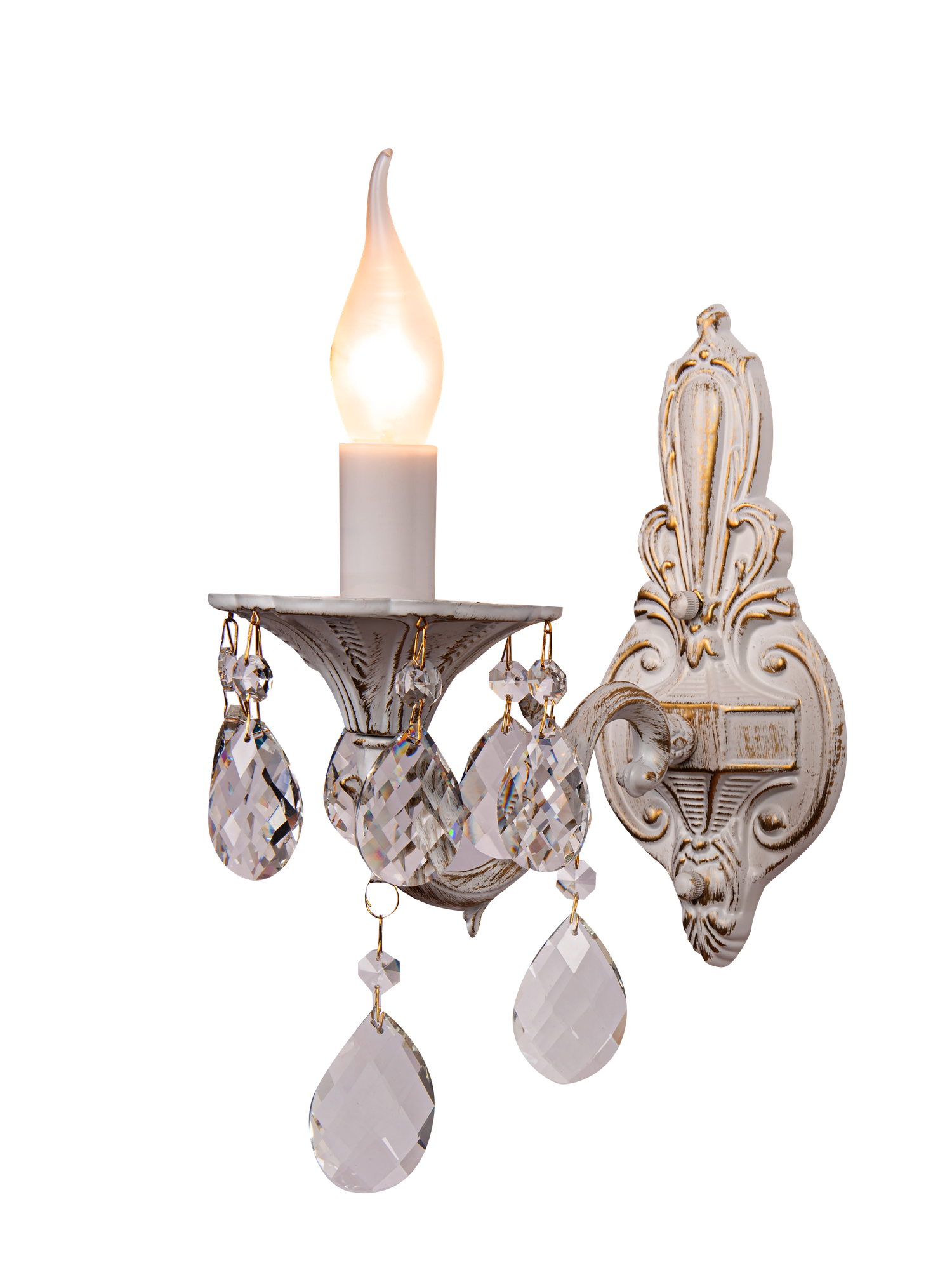 Бра настенное M32019/1 WG белый с золотой патиной 1хЕ14