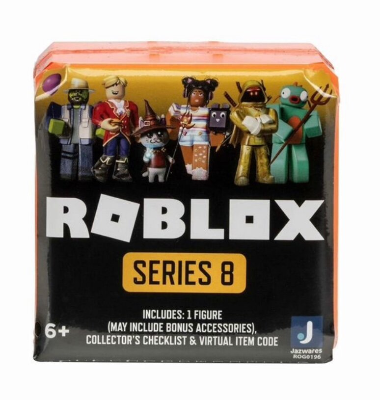 Jazwares Roblox Celebrity Collection - Series 8 Mystery Figure includes Exclusive Virtual Items Фигурки Роблокс, аксессуары и код