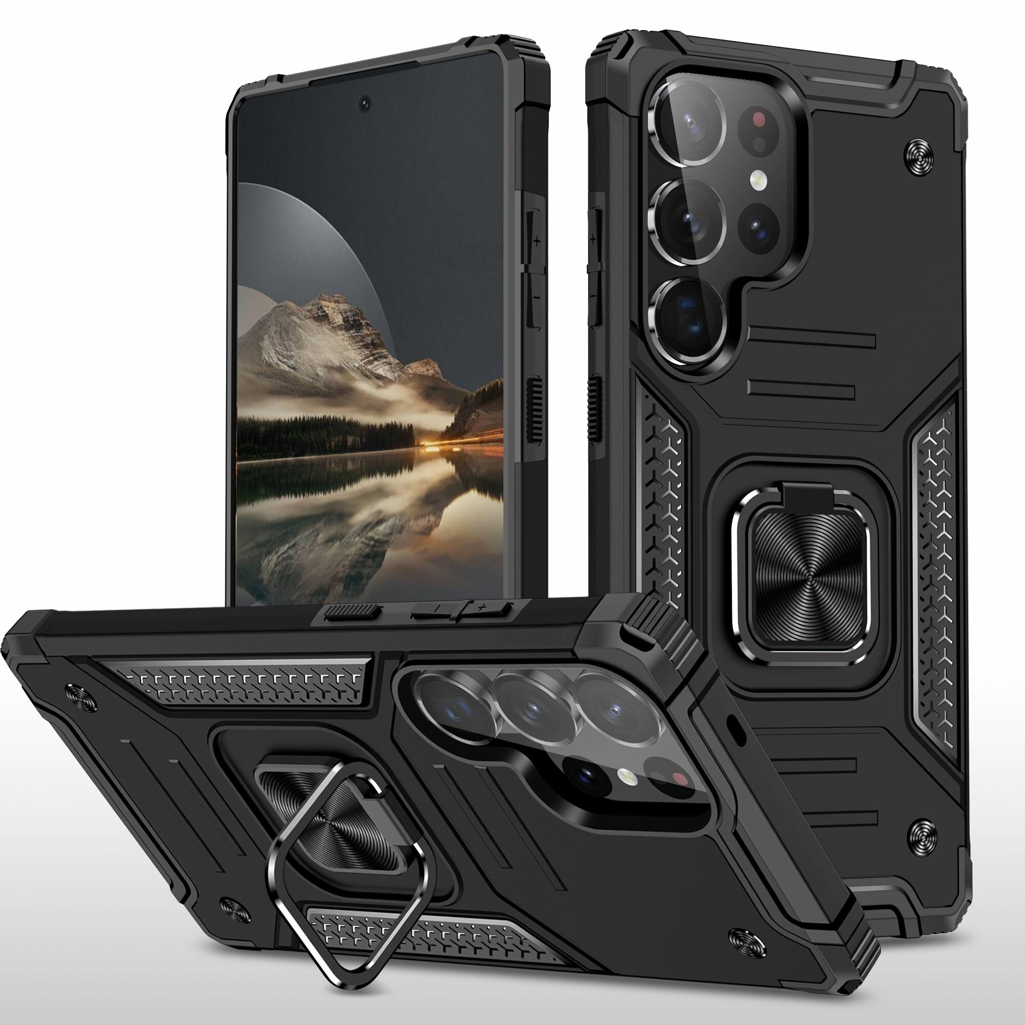 Противоударный чехол Legion Case для Samsung Galaxy S25 Ultra черный