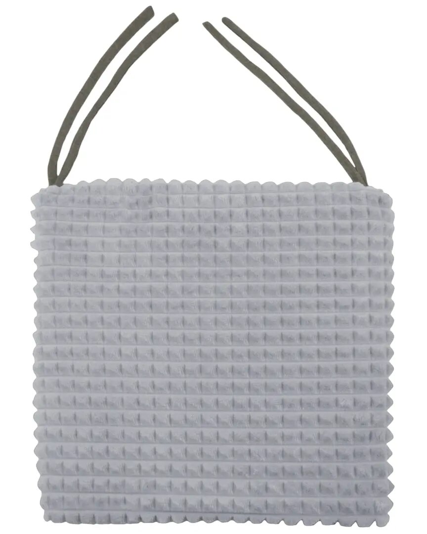 Галета для стула Плюш 40x40 см серая