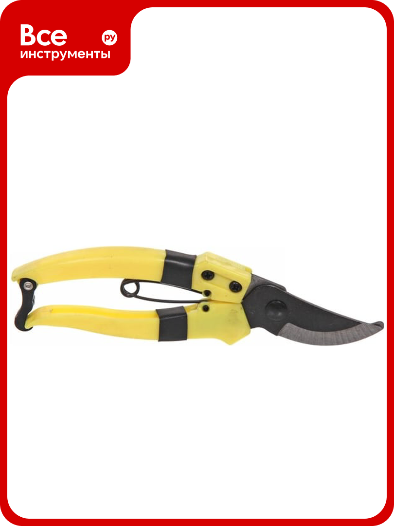 Секатор плоскостной Добросад 7   18см   Эконом  пластиковые ручки 710 567