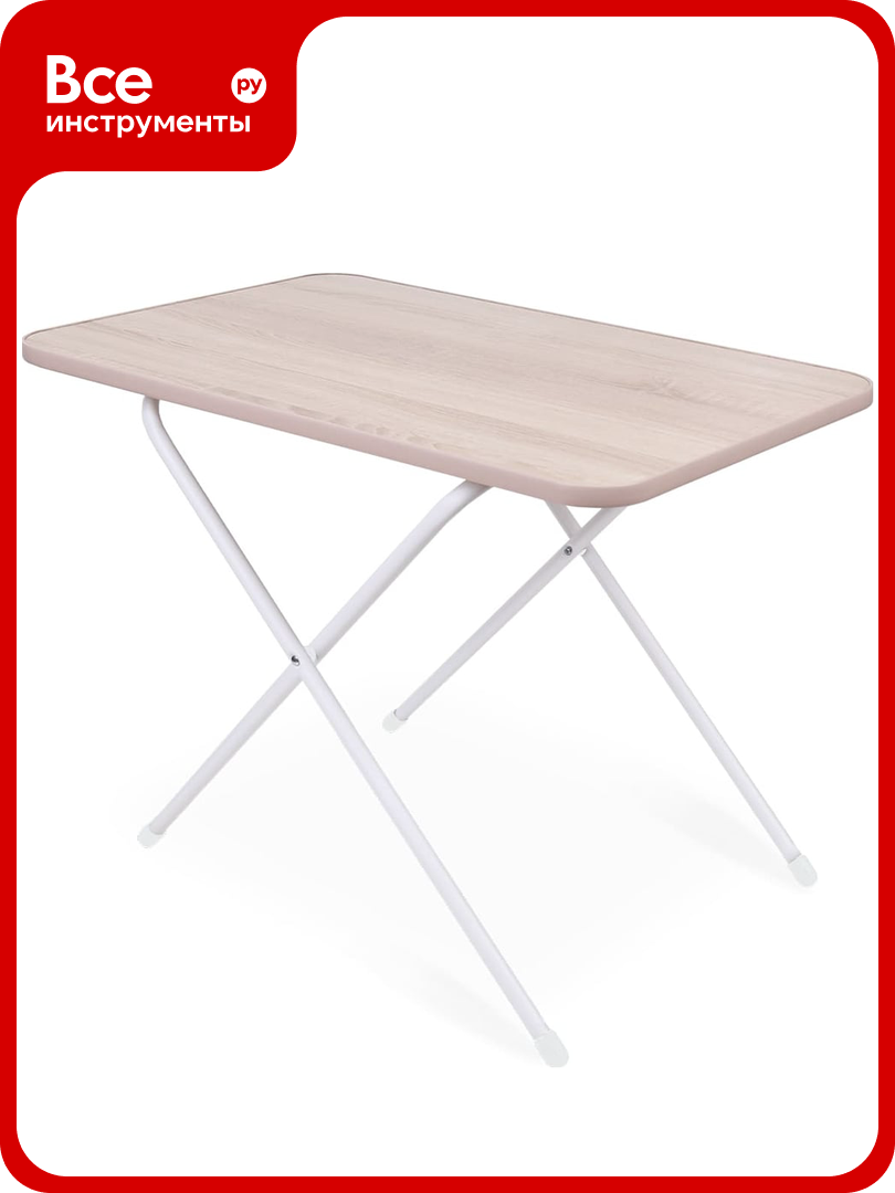 Стол Nika тстм дуб сонома складной пластик 68 см x 45 см x 62 см