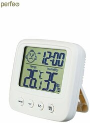 Часы-метеостанция "Izel" PF-E0828, электронный механизм, пластик