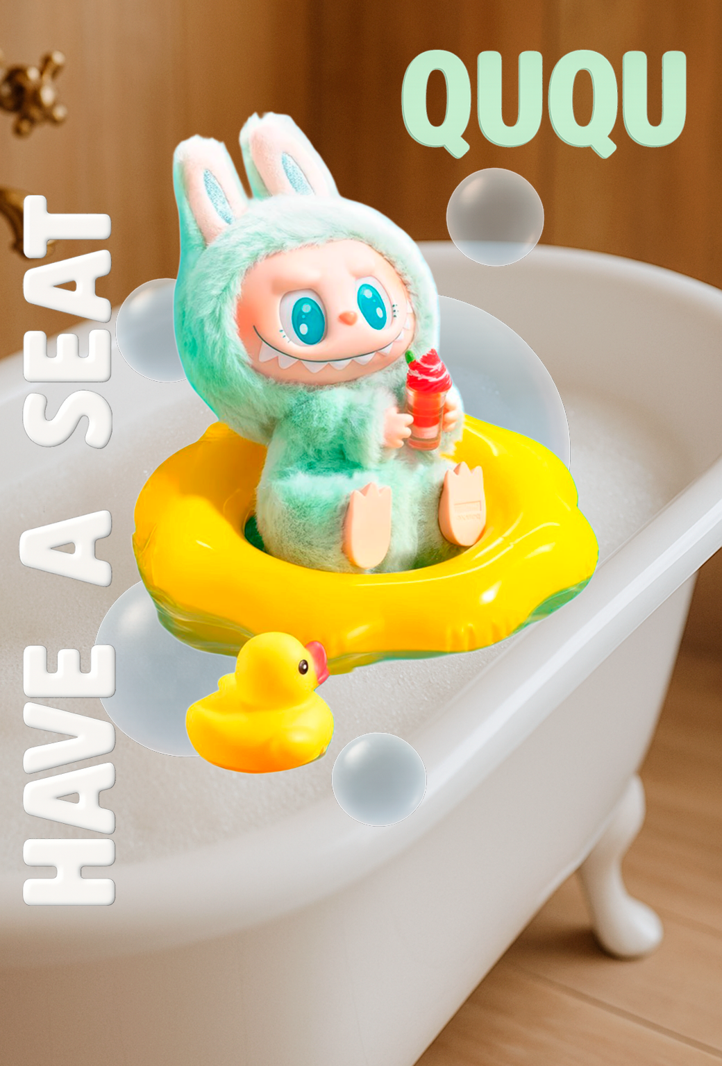 Игрушка-сюрприз LABUBU THE MONSTERS Have a Seat Series QuQu