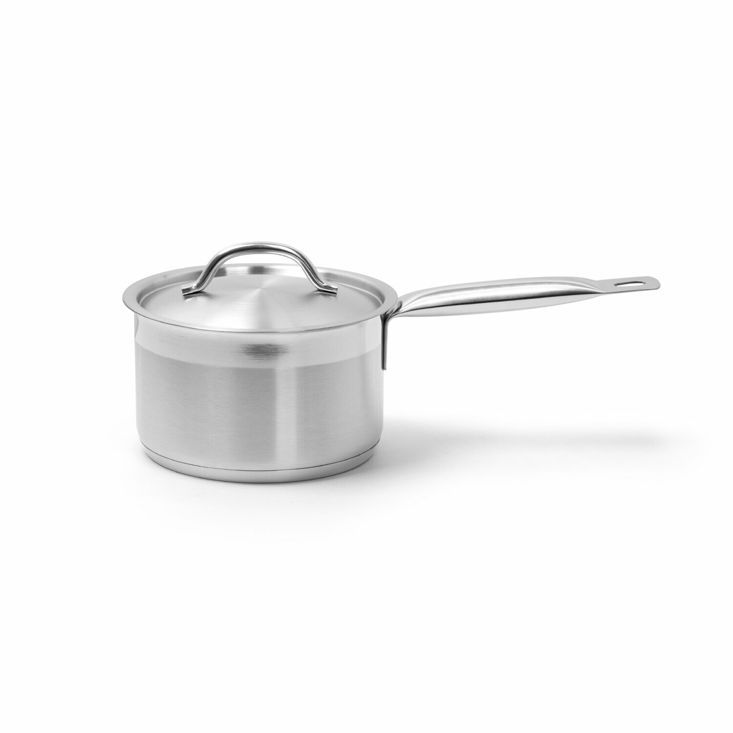 Сотейник из нержавеющей стали  Luxstahl  2 0л тройное дно d 16см h 10см индукция