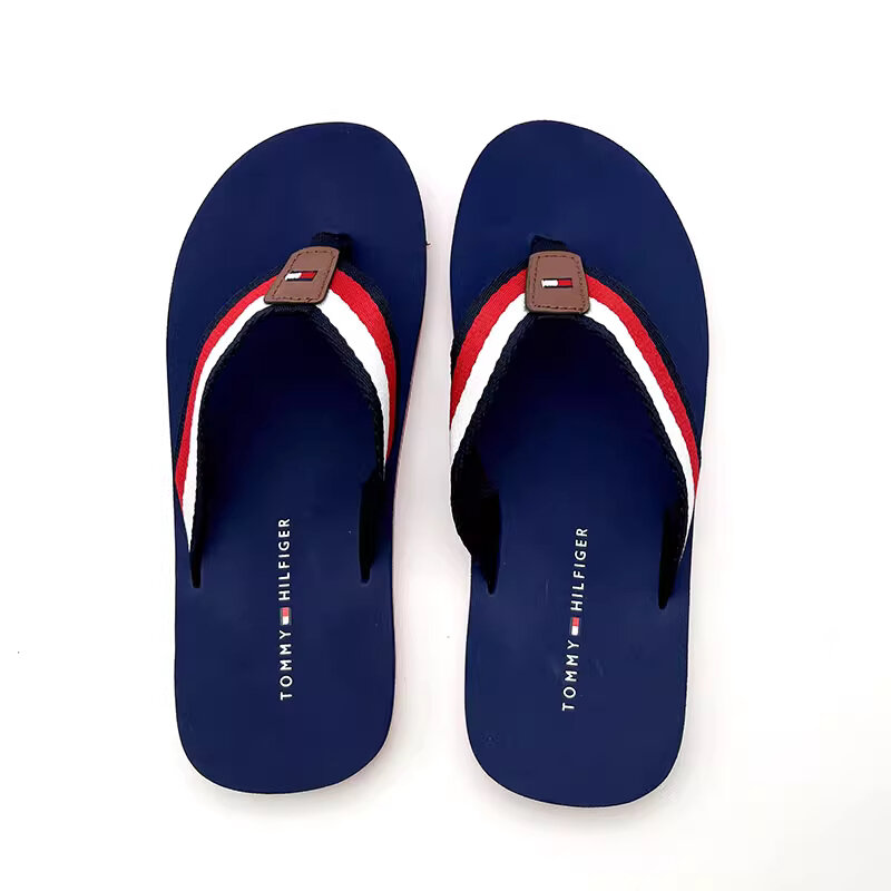 Шлёпанцы TOMMY HILFIGER Summer, размер 44, белый/красный/синий