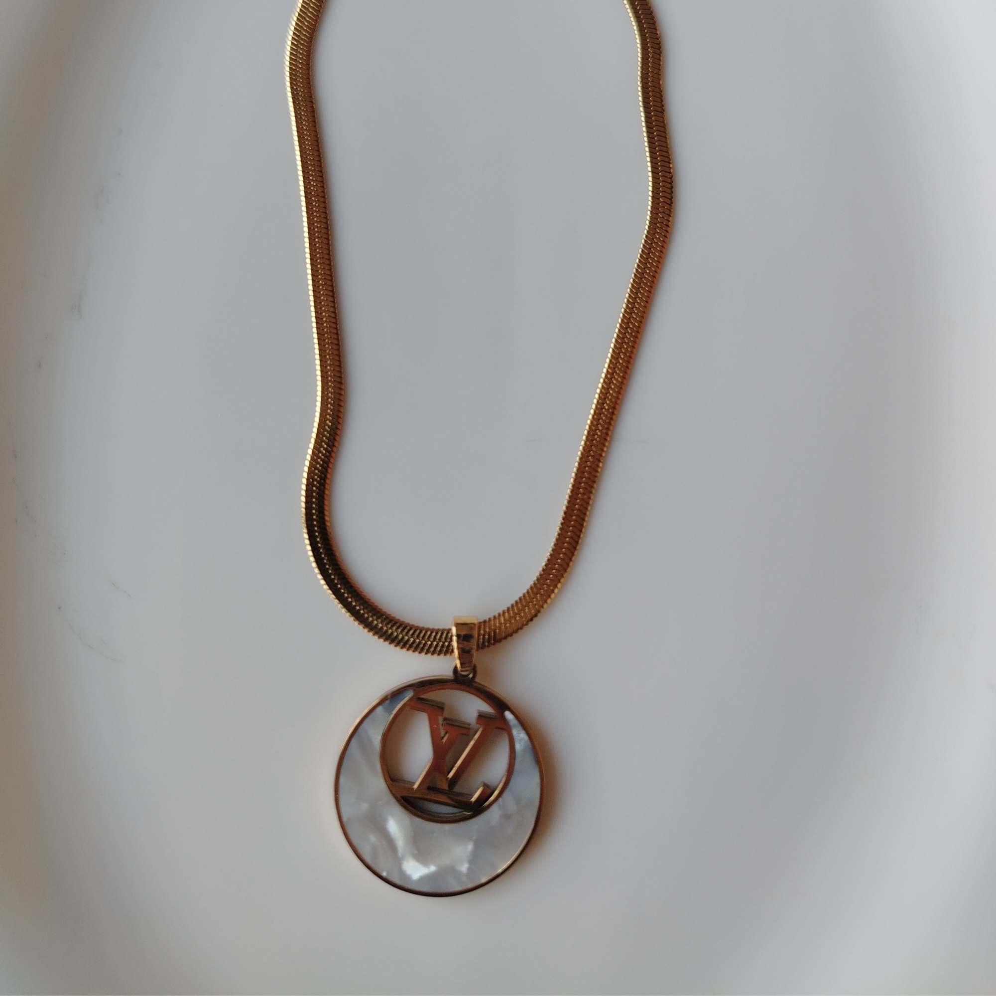 Комплект бижутерии: цепь, желтый — фото 1