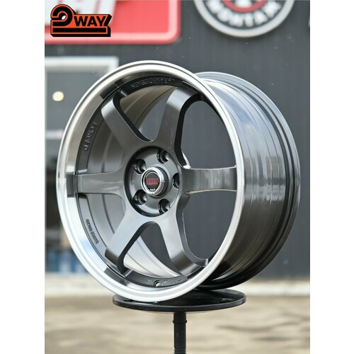 фото Taigiro топ дизайн колесный диск литой 18x8 pcd5x100 et35 d73.1 графит
