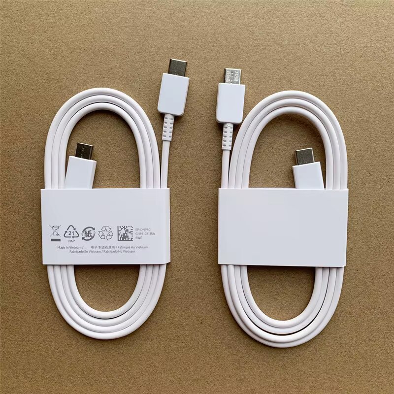 Кабель USB ORG Samsung Fast Charging USB Type-C to Type-C Cable 3A 1.8 м White