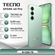 Смартфон TECNO SPARK 40 Pro 8ГБ/256ГБ, зеленый (bamboo green)