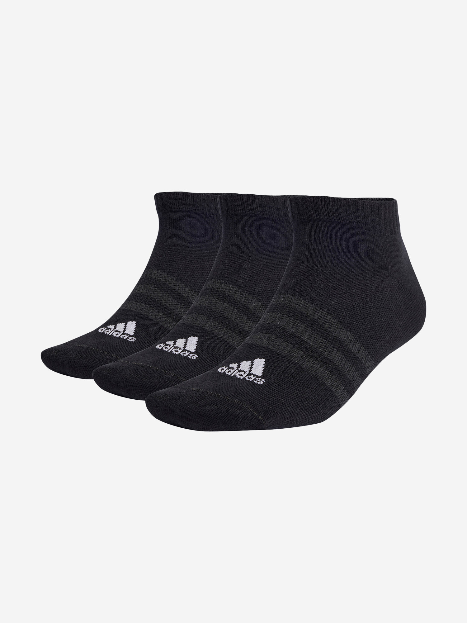 Носки adidas, размер M, черный/белый