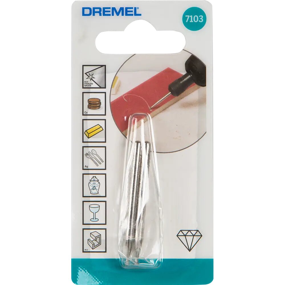 Набор насадок Dremel 7103 для мелких деталей алмазное покрытие