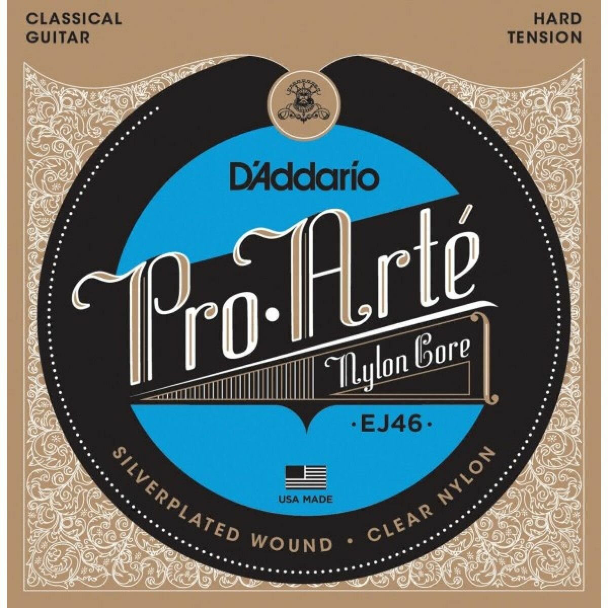 Струны D'Addario Pro Arte Classic Hard (EJ46). Оригинальные, США!