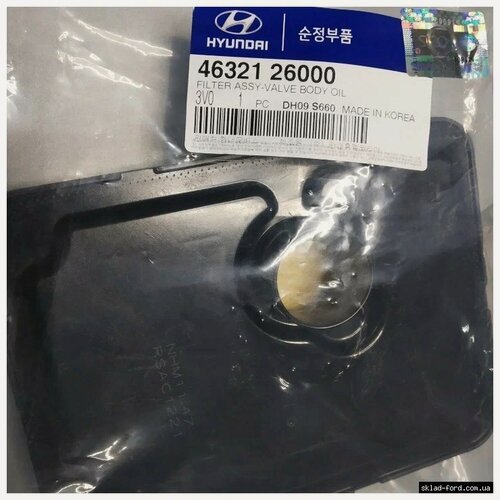Изображение товара Фильтр АКПП Hyundai-KIA 4632126000, для широкого модельного ряда