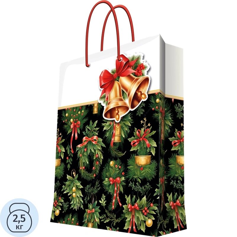 Пакет подарочный д/сувенирной продукции 140 г/м2 26x324x127см арт.93110FE