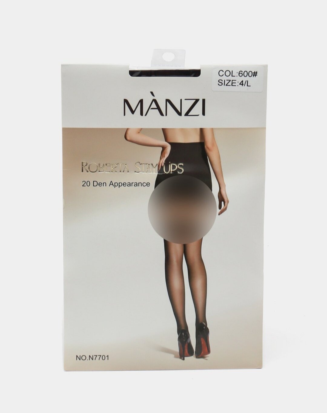 Колготки Manzi Манзи, 20 den, размер 48-50, черный