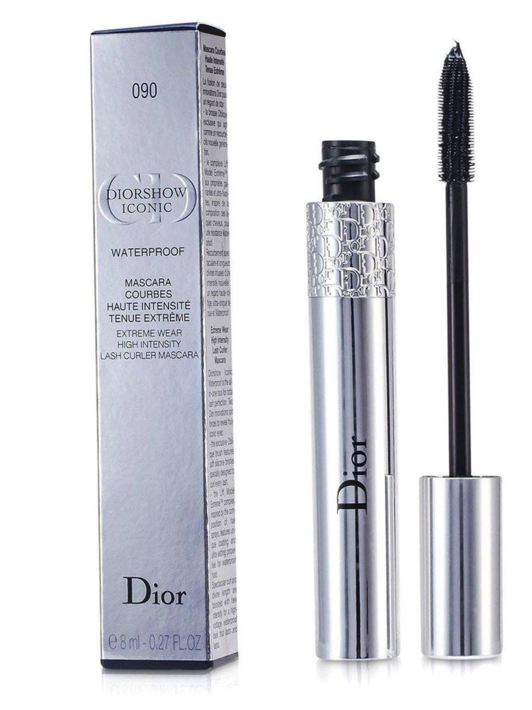 Тушь для ресниц Volumizing Iconic Extreme, водостойкая, черная, силиконовая щеточка