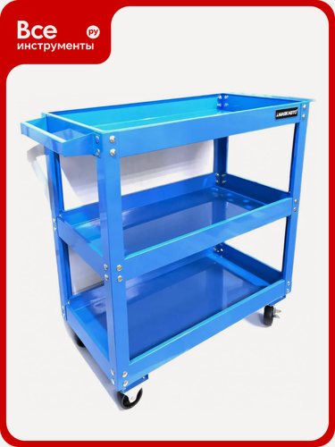 Изображение товара Тележка инструментальная маякавто 3-полочная 2503м, авто имеет дополнительные