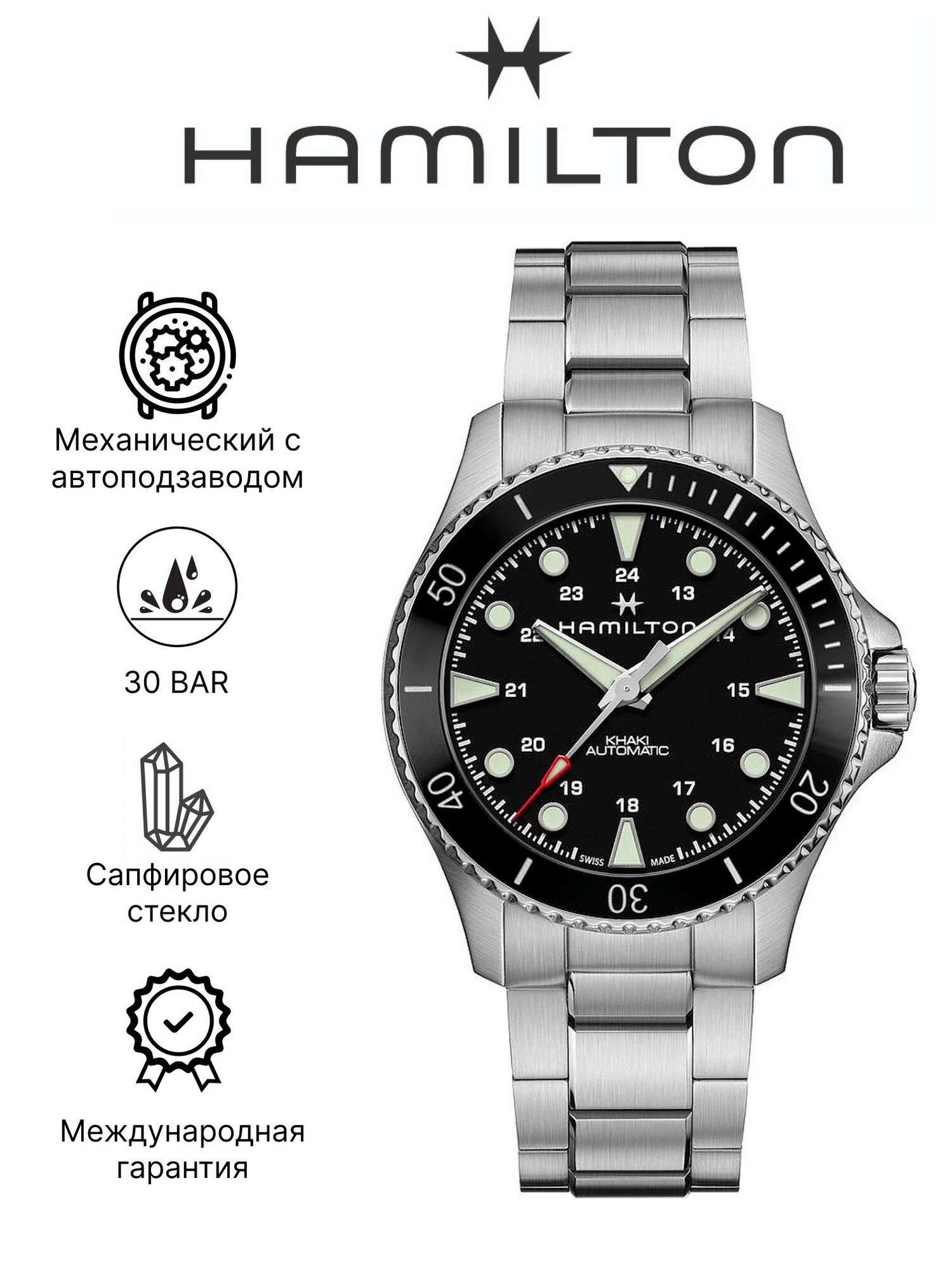 Наручные часы Hamilton Khaki Navy 