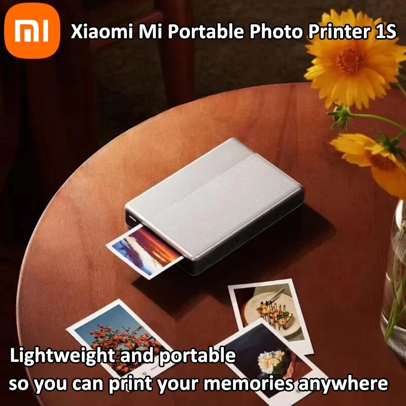 Печать фотографии на Xiaomi Pocket Photo Printer 1s - процесс работы портативного устройства