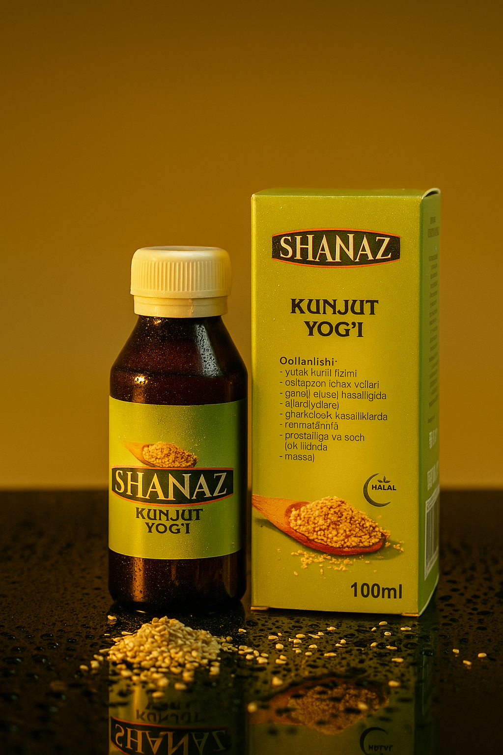 Кунжутное Масло 100 мл — 100% натуральный продукт для здоровья