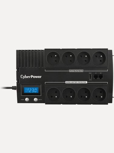 Изображение товара ИБП CyberPower BR1200ELCD 1200VA/720W, black, линейно-интерактивный
