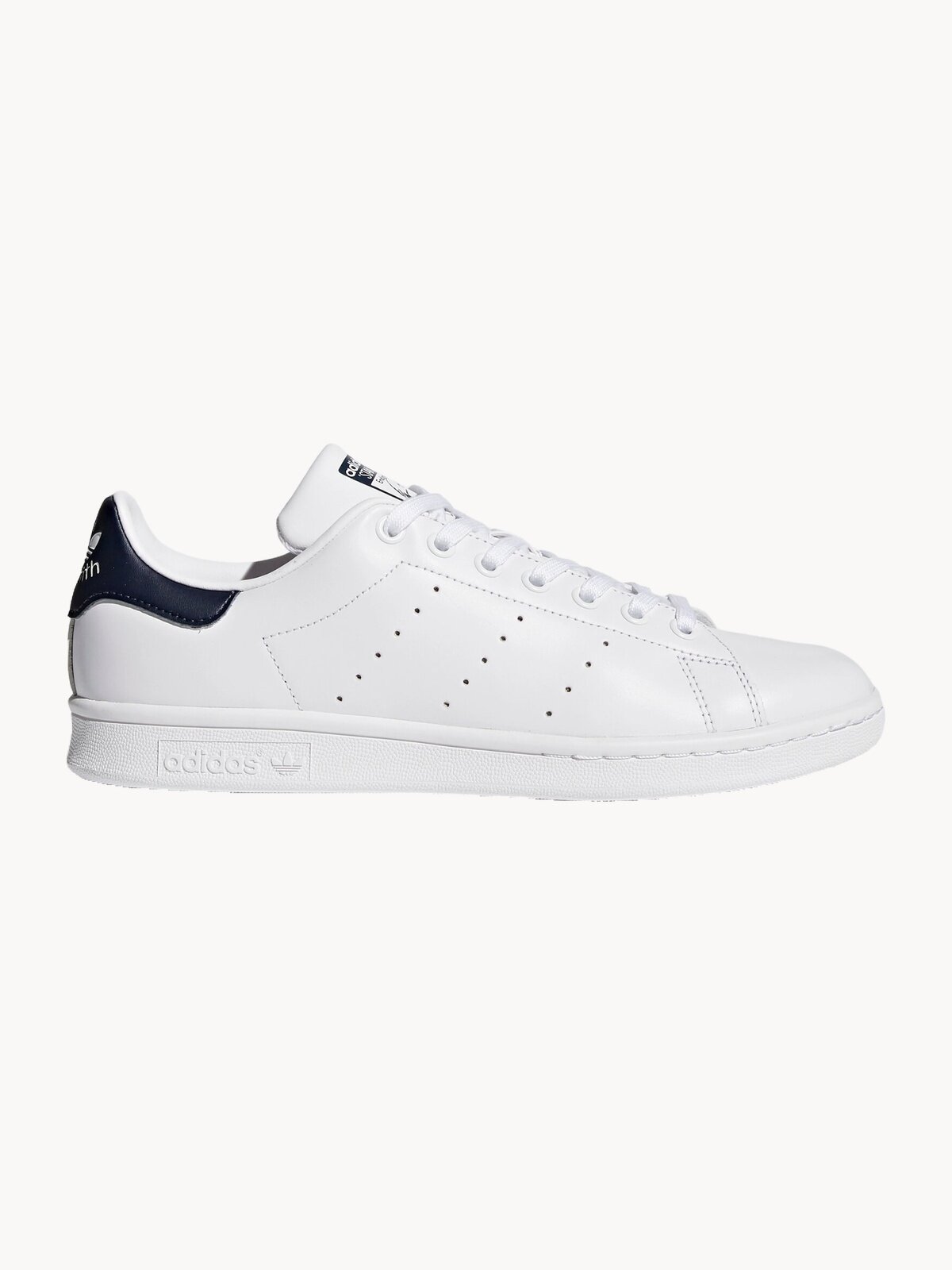 Кеды adidas Originals Stan Smith, размер 11 UK, Core White / Core White / Dark Blue