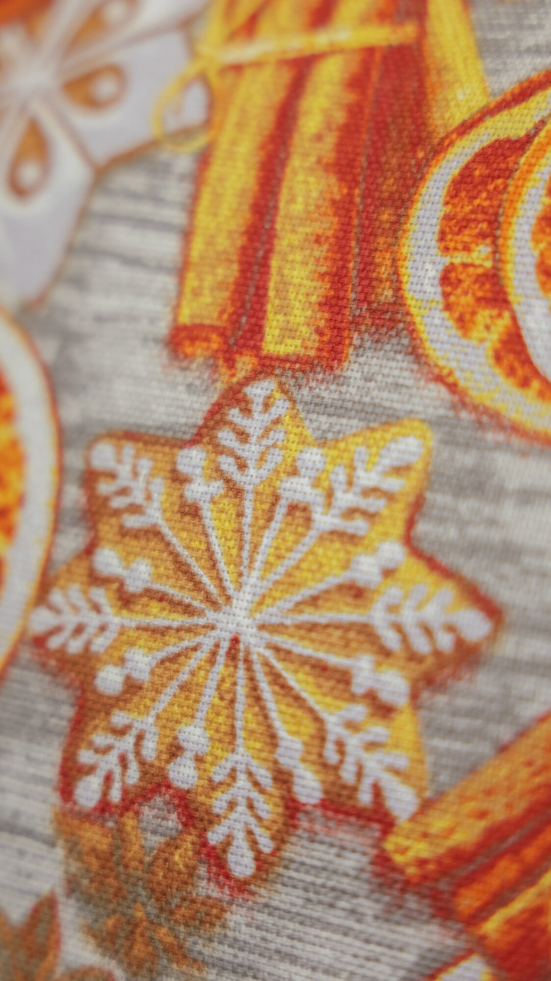 Подушка декоративная 40х40 100% хлопок Новогодняя корица, 23 Линия — фото 1