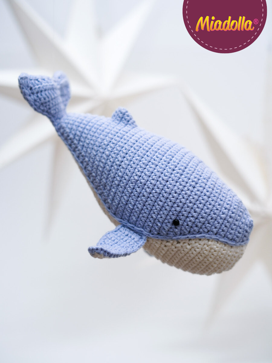 Набор для вязания крючком игрушки "Miadolla" AMG-0109 Могучий кит — фото 1