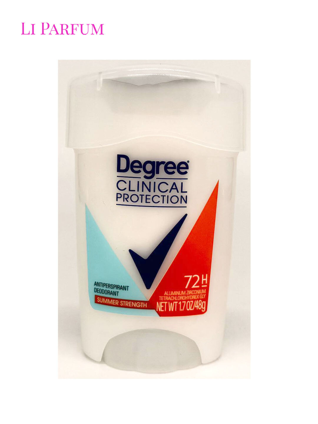 Дезодорант-антиперспирант Degree Clinical "Summer Strength", цитрусовый аромат, без отдушек — фото 1