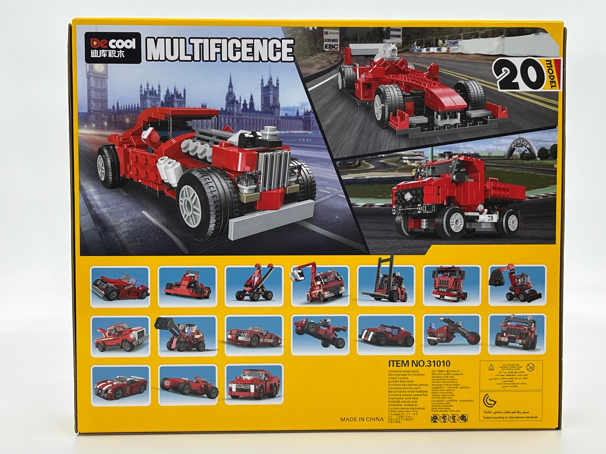 Конструктор BeCool Multifience Vintage Car, 278+ деталей, 20 моделей, для детей 6+ — фото 1