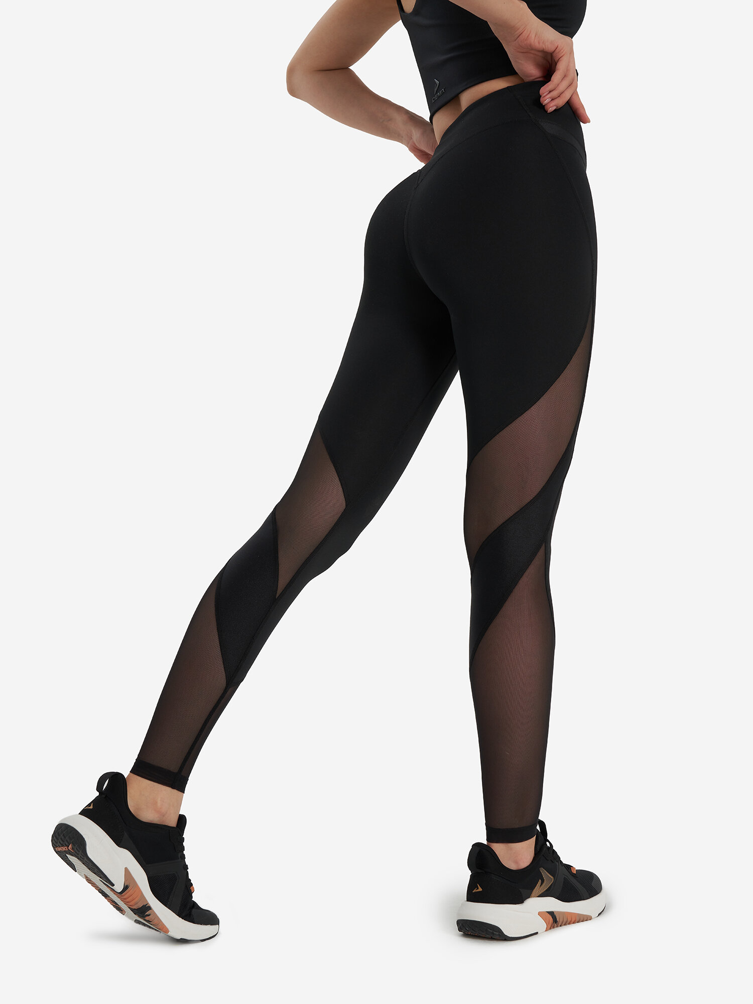 Легинсы спортивные Demix, размер 48, черный — фото 1