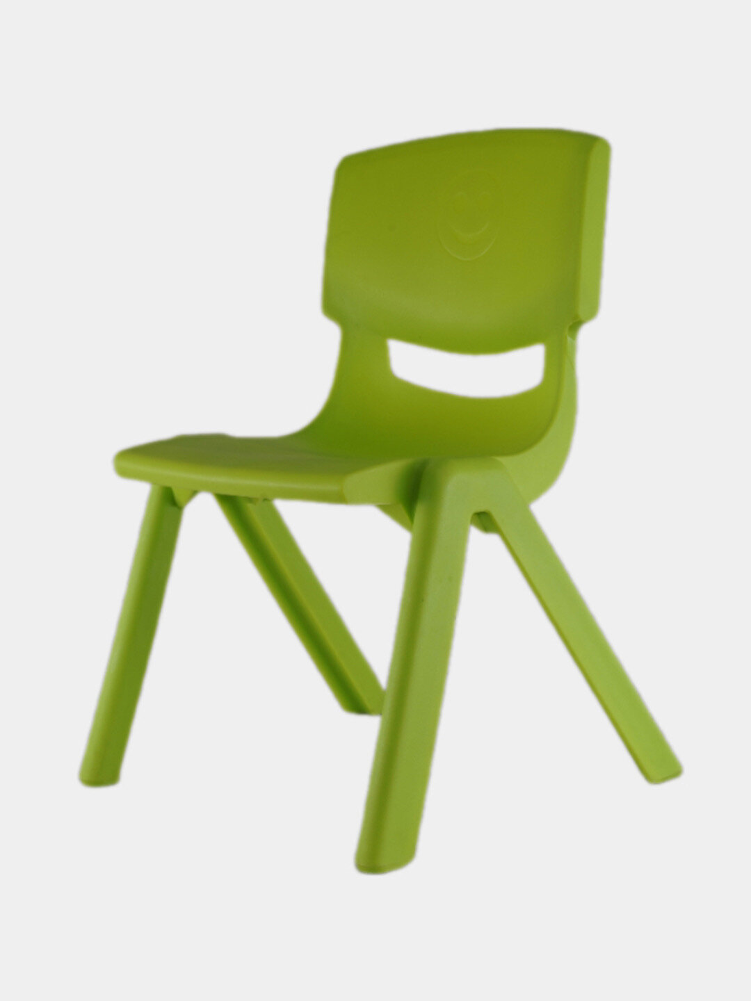 Детский стул, пластиковый, со спинкой, поднимает до 120 кг, 5 разных цветов