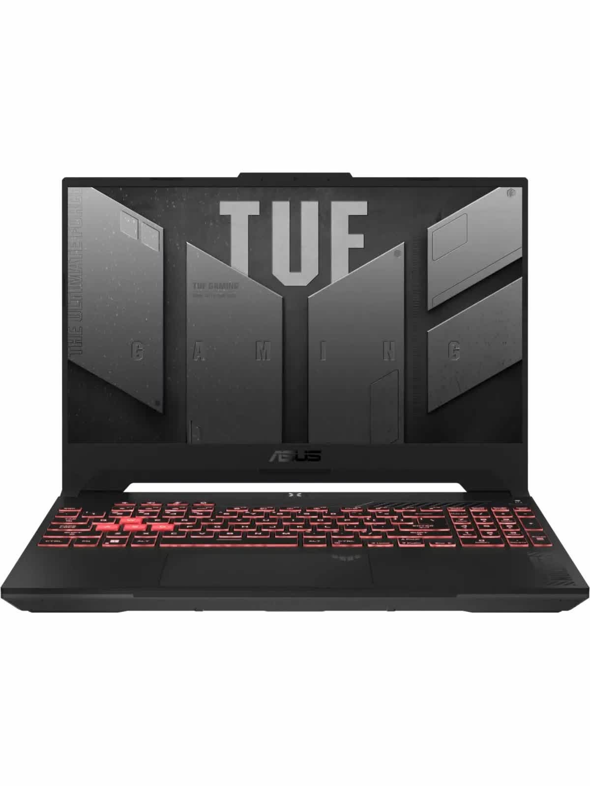 Ноутбук ASUS TUF Gaming A17 серый 17.3", FHD IPS 144Гц, Ryzen 7 7445HS, 16GB/SSD 512GB, RTX4050 6GB, Win 11pro