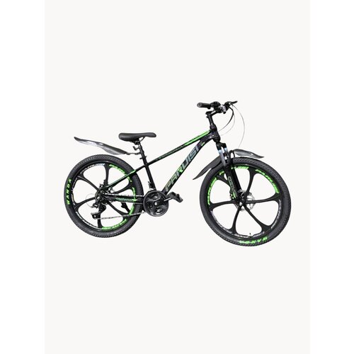 Велосипед с литыми дисками BikeBlast, горный, колеса 24 дюйма