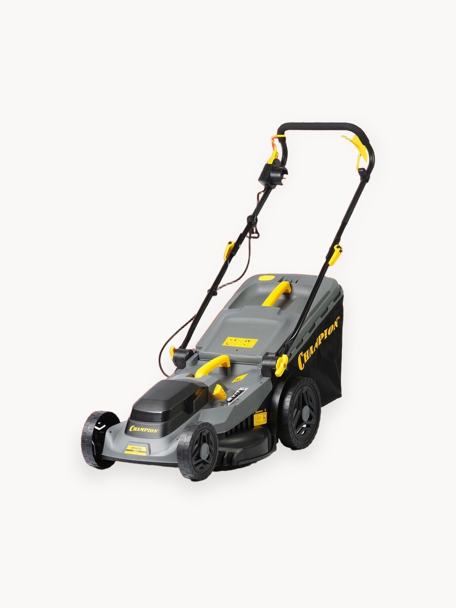 Газонокосилка электрическая с мульчированием и травосборником CHAMPION EM4318