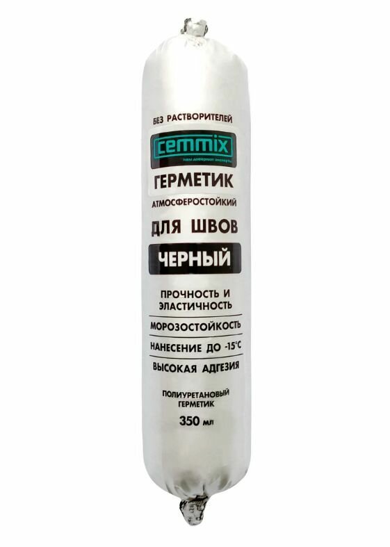 Клей-герметик для швов Cemmix 350 мл черный