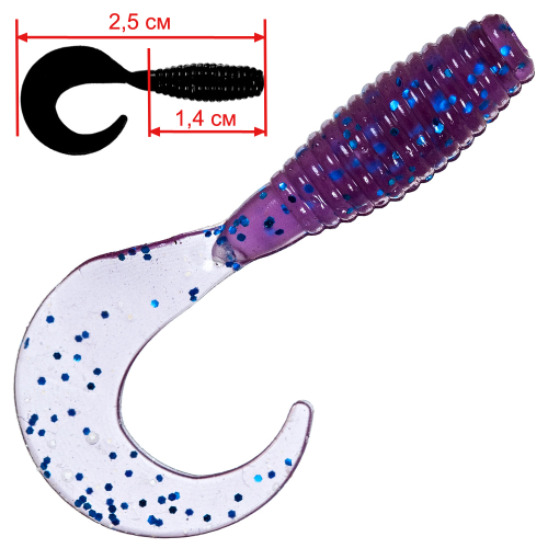 Силиконовая приманка CF Angry Spin 1