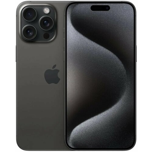 Смартфон Apple iPhone 15 Pro Max 256 GB Black Titanium Dual SIMeSIM 132690₽
