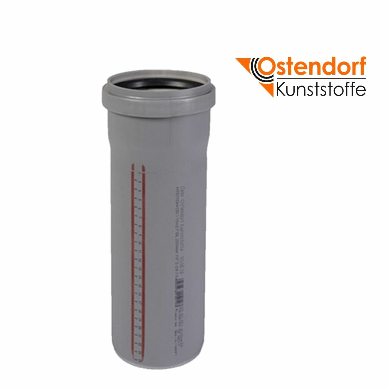 Труба Ostendorf HTEM 90*1000 мм для внутренней канализации