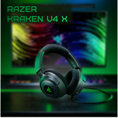 Игровые проводные наушники Razer Kraken V4 X чёрный Type-CA 19790₽