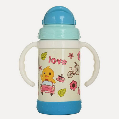 Изображение товара Термопоильник Pituso, с трубочкой, защита от проливаний, 280мл