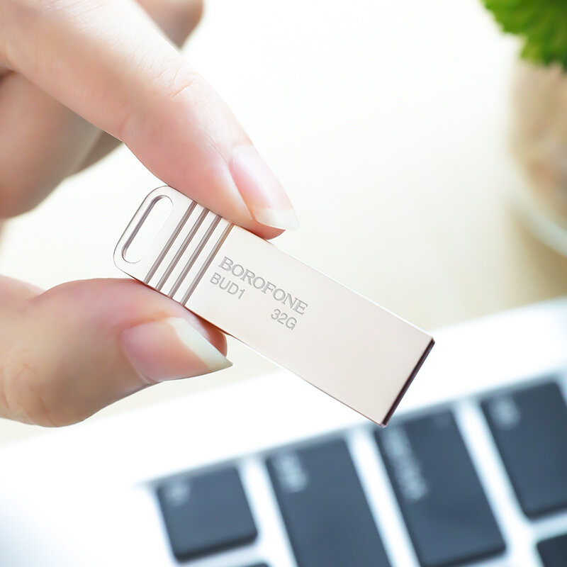Флешка Borofone BUD1 USB 1ТБ, USB 2,0 — фото 1