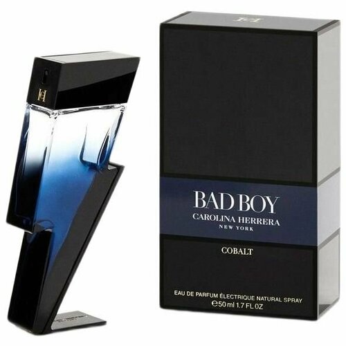 фото Carolina herrera bad boy cobalt, парфюмерная вода, спрей 50 мл