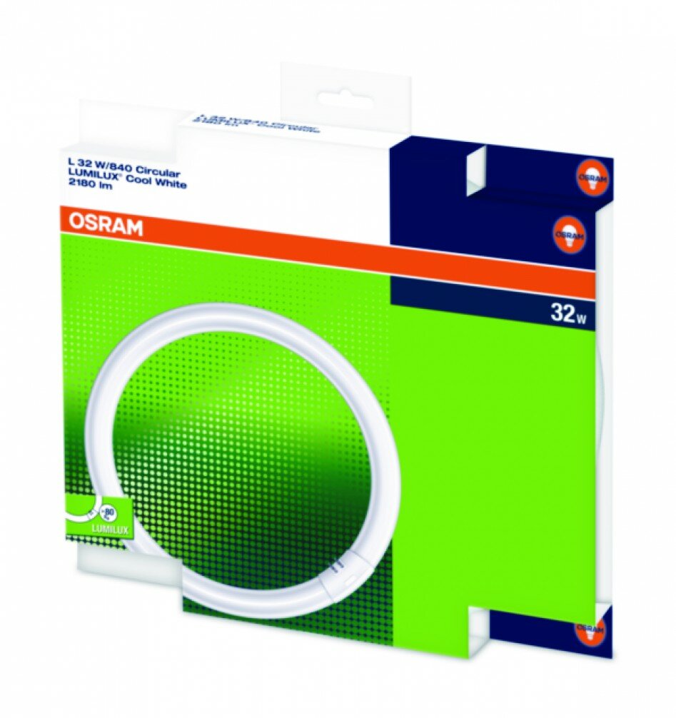Кольцевые Лампы Xiaomi OSRAM L 32 W/840 C G10Q - лампа люминесцентная кольцевая d=29 мм d1=305 мм LUMILUX® T9 C